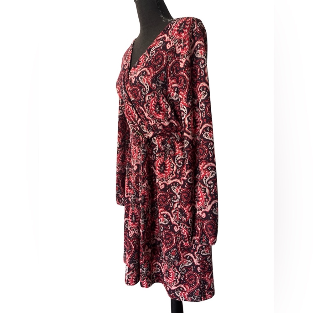 Mauve by Anthropologie Paisley Dress, Size L - Picture 4 of 9